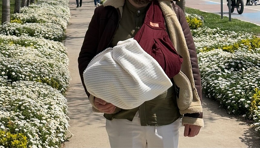 Beden bordo Renk sling