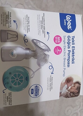 wee baby elektrikli göğüs pompası