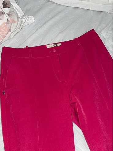 38 Beden pembe Renk Kumaş pantalon