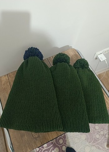 Siyah Örgü Kadın Bere - Görsel 3