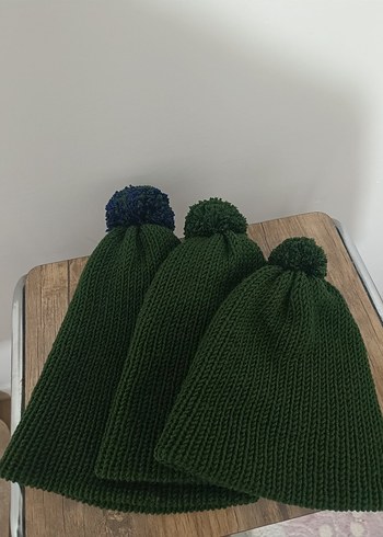 Siyah Örgü Kadın Bere - Görsel 2