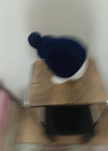 Kadın Mavi Örgü Bere - Görsel 2