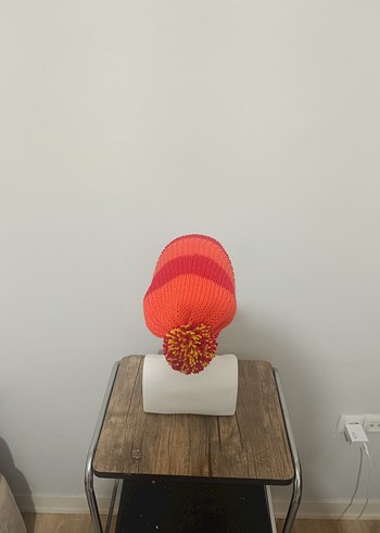 Kadın Renkli Örgü Bere - Görsel 3