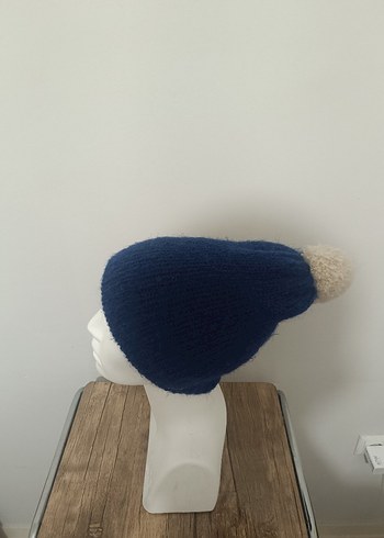 Mavi Kadın Örgü Bere - Görsel 2