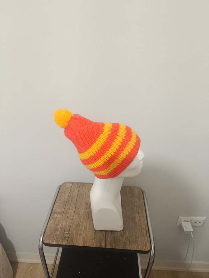 Renkli Kadın Örgü Bere - Görsel 4