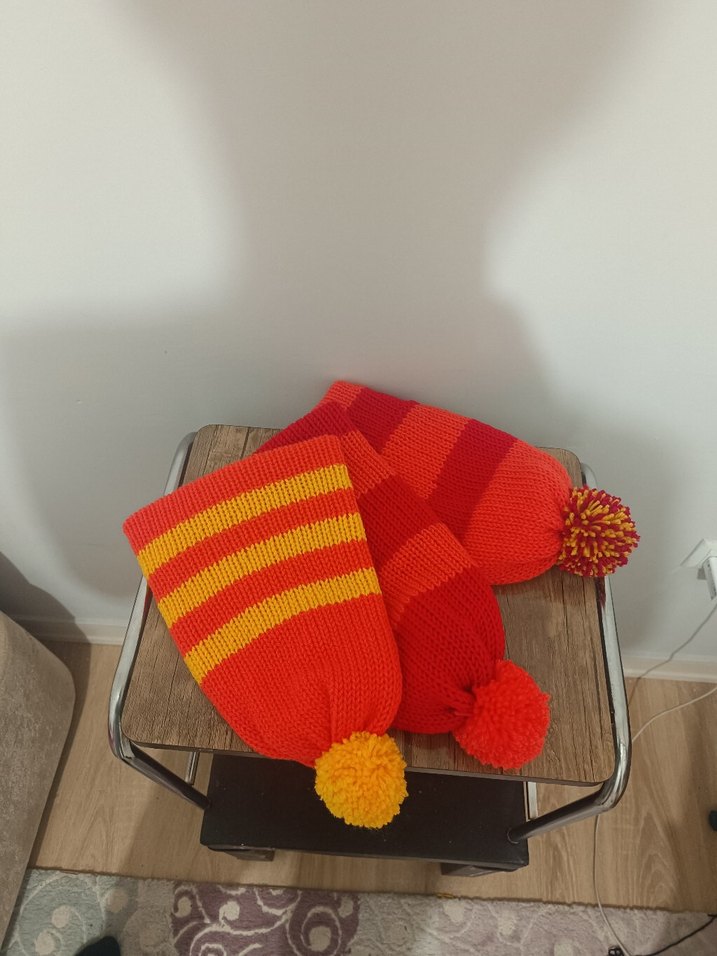 Renkli Örgü Kadın Bere - Görsel 2