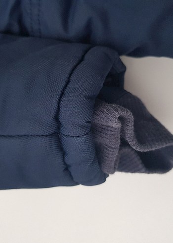 1,5 Yaş Beden mavi Renk Mavi Peluş Astarlı Bebek Tulumu