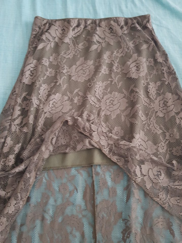 Dantel Detaylı Uzun Bohem Etek - Görsel 2