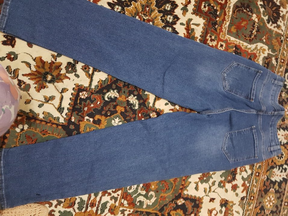 mom jeans  Mavi Denim Pantolon - Görsel 5