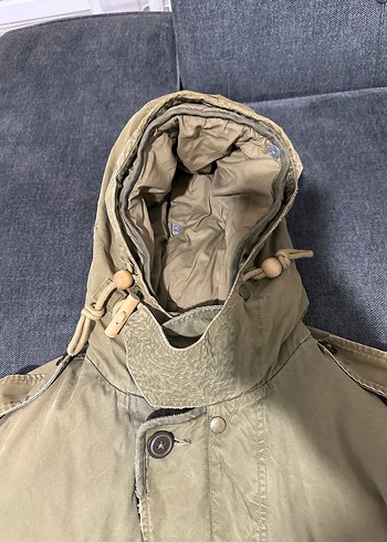 Vintage Erkek Ceket Amerikan Bayrak Rozeti - Görsel 12