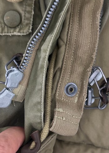 Vintage Erkek Ceket Amerikan Bayrak Rozeti - Görsel 5