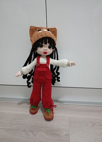  Beden Amigurumi-Örgü Kız Bebek