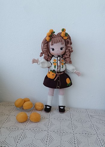 Amigurumi- Örgü Kayısı Kız Bebek