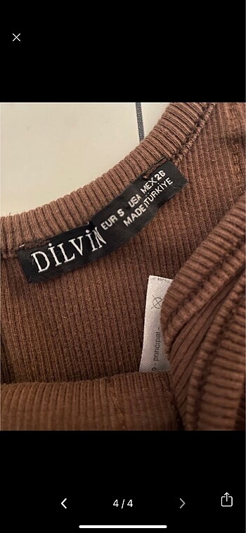 xs Beden Dilvin Crop