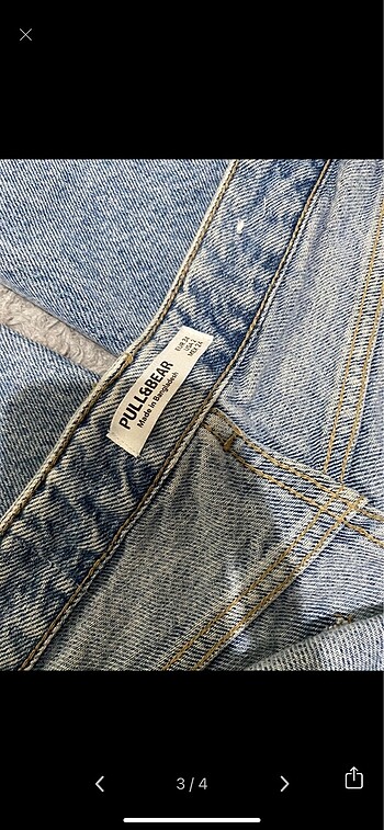 34 Beden Pull Bear Pantolon