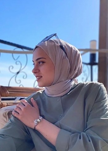 Tesettür haki gömlek - Görsel 4