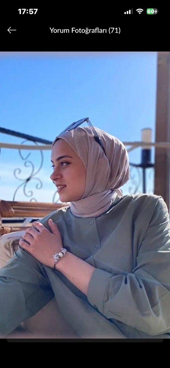 Tesettür haki gömlek - Görsel 4