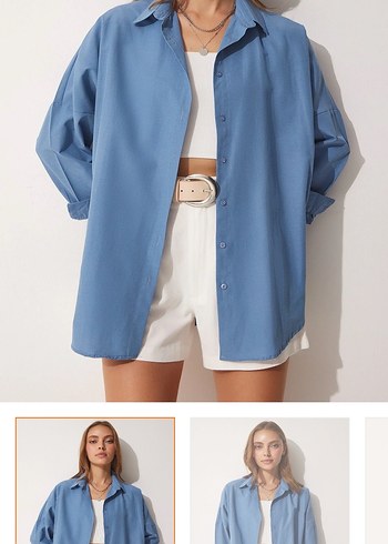 Mavi gömlek - Görsel 8