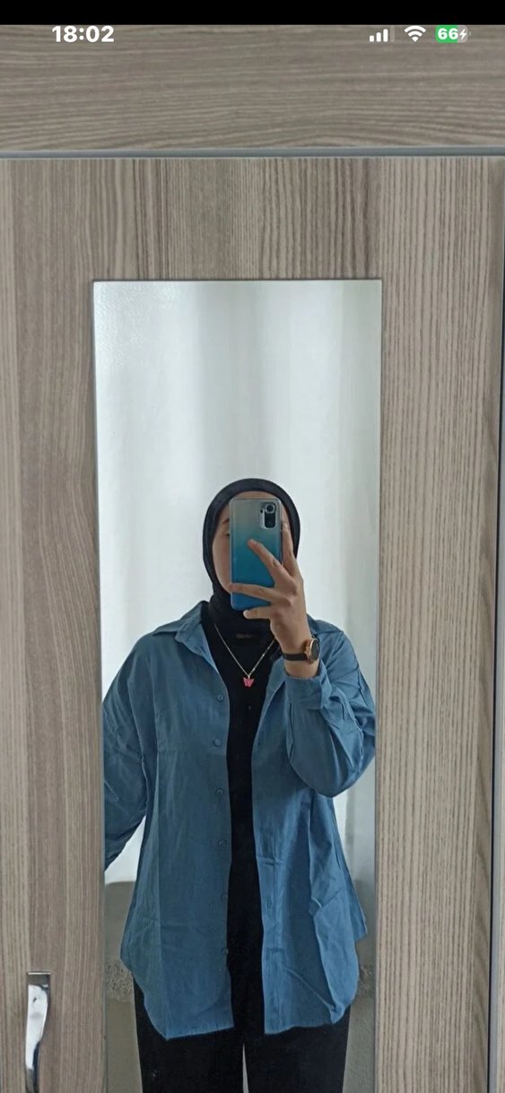 Mavi gömlek - Görsel 3