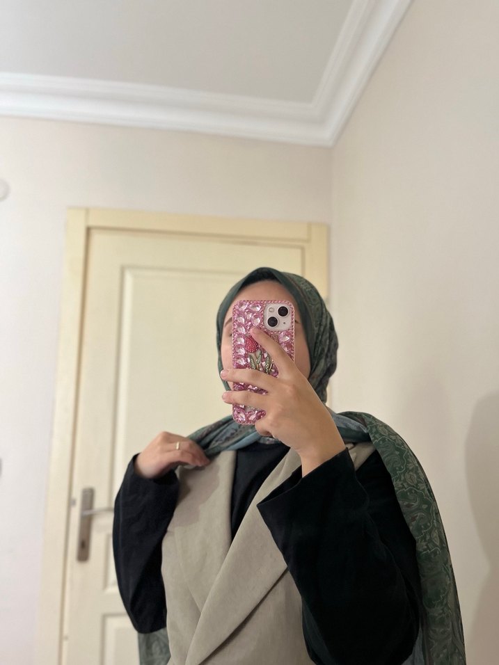 Bej Kadın Keten Blazer Ceket - Görsel 4