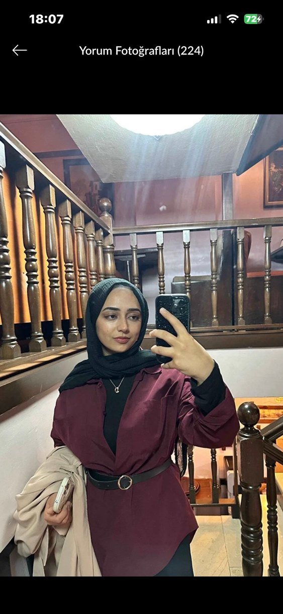 Bordo Kadın gömlek - Görsel 3