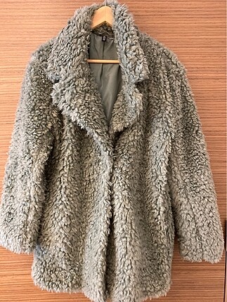 H&M marka yumuşak tüylü kürk palto, rengi harikadır????