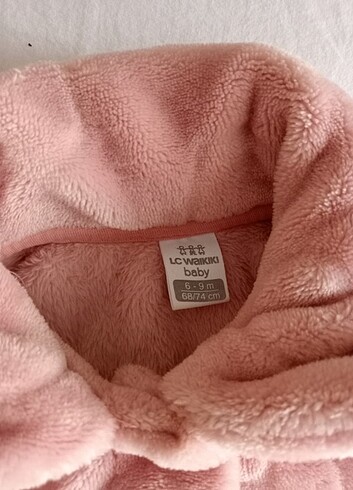 6-9 Ay Beden pembe Renk Bebek Ceket ve Hırka