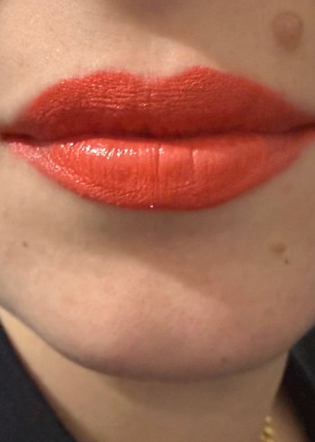 MAC Koyu Kırmızı Ruj Morange - Görsel 4