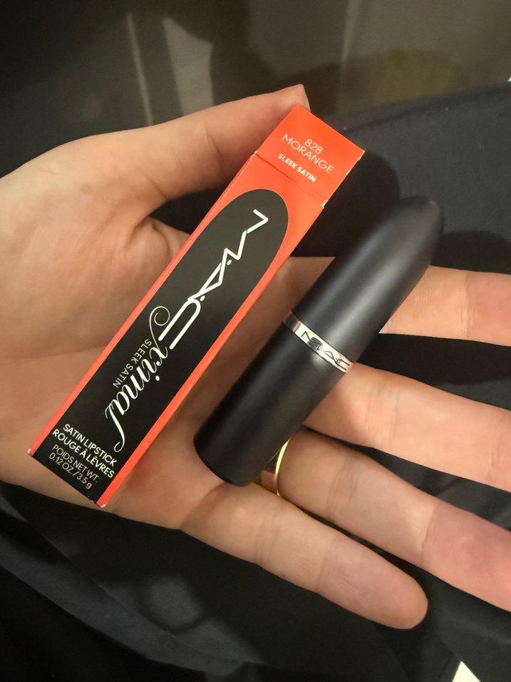 MAC Koyu Kırmızı Ruj Morange - Görsel 3