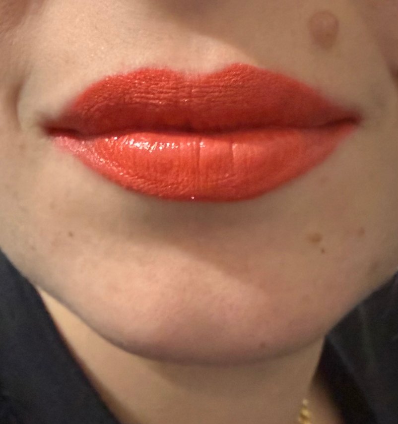 MAC Koyu Kırmızı Ruj Morange - Görsel 4