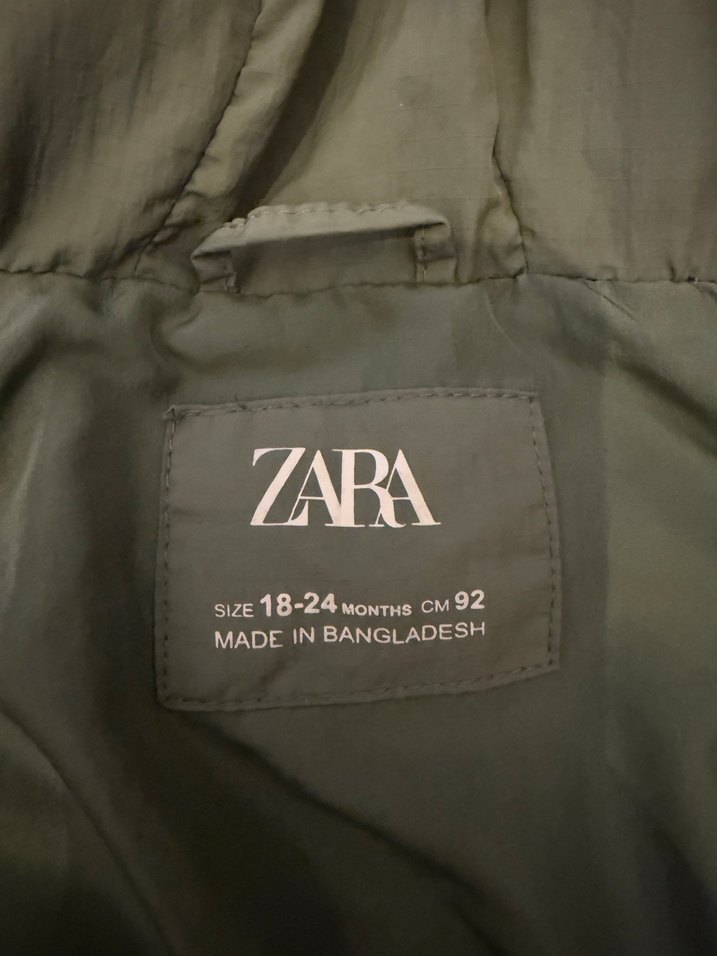 Bej ve Gri Kapüşonlu Erkek Çocuk Mont - Görsel 2