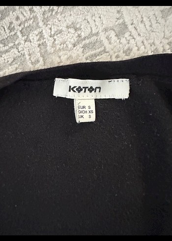 Düğmeli Siyah Kadın Hırka - Görsel 2