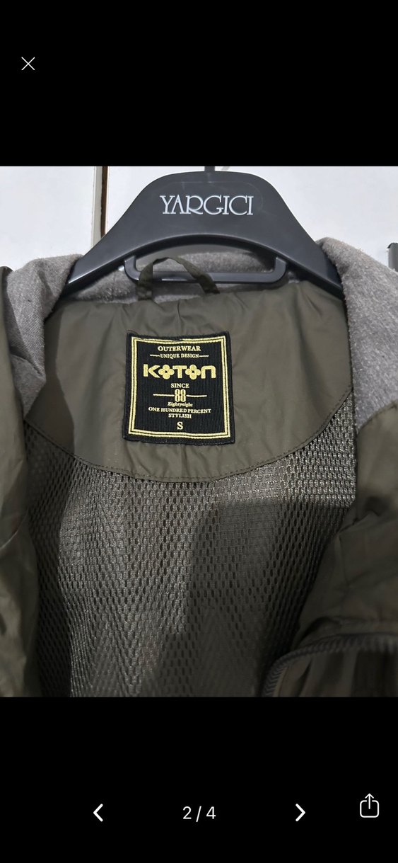 Koton erkek yağmurluk - Görsel 2