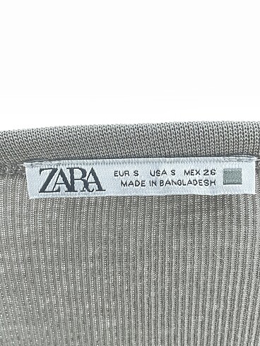 s Beden gri Renk Zara Bluz %70 İndirimli.