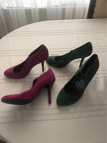 39 Beden yeşil Renk Ninewest ayakkabılar