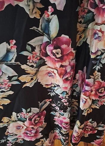 Çiçekli  abiye elbise - Görsel 4