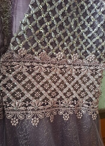 Lila nişan elbisesi/abiye - Görsel 10