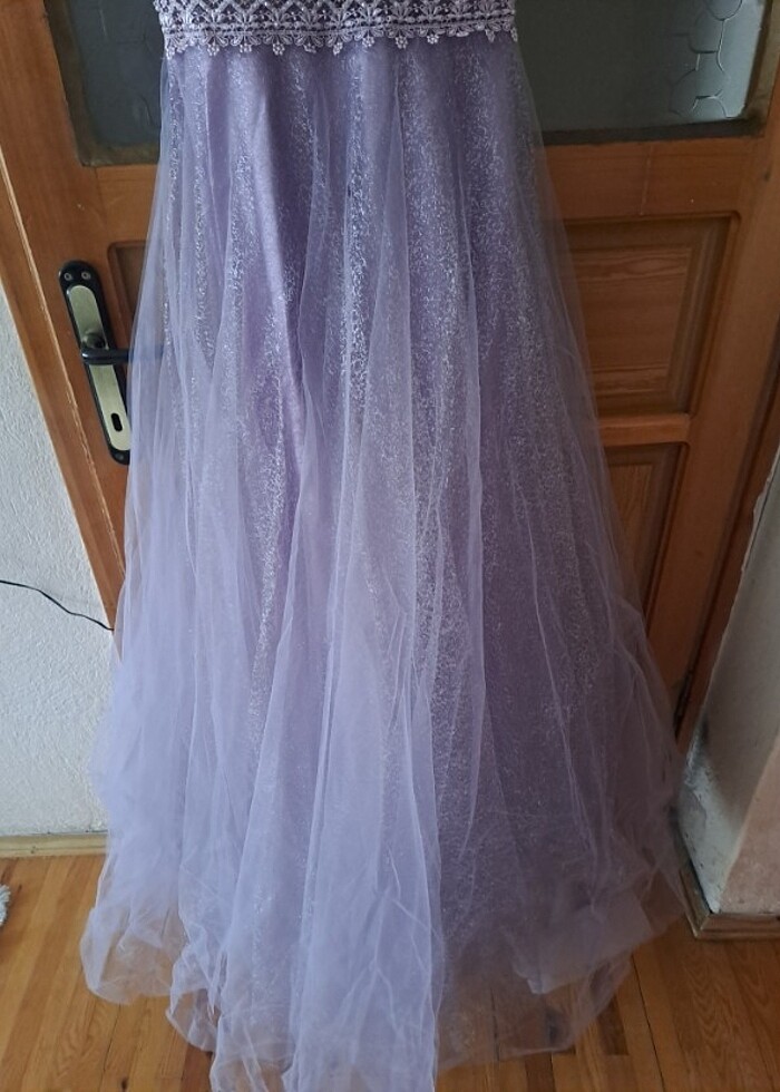 Lila nişan elbisesi/abiye - Görsel 5