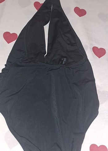 Tokalı Siyah Kadın Mayo - Görsel 2