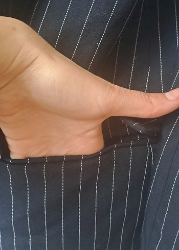 çizgili blazer ceket - Görsel 3