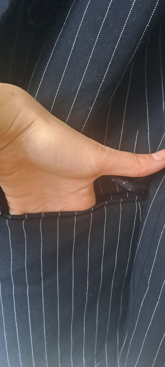 çizgili blazer ceket - Görsel 3