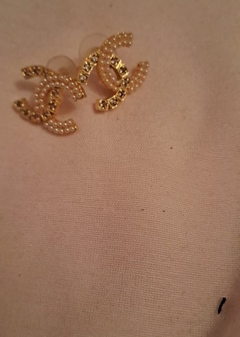 Altın Renkli Payetli Midi Küpe - Görsel 2