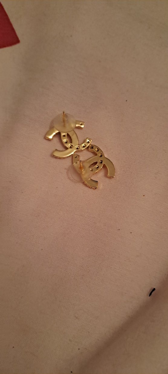 Altın Renkli Payetli Midi Küpe - Görsel 3