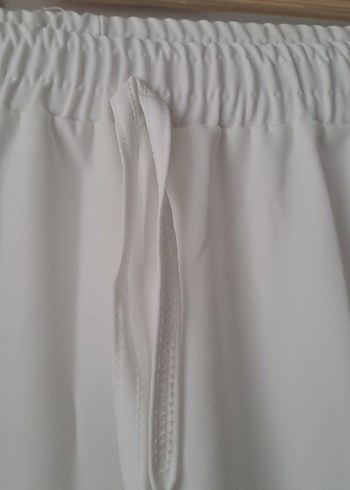 Beyaz  havuç paça  pantolon - Görsel 2