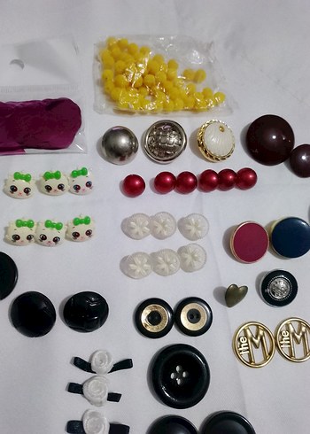 Çeşitli Düğmeler ve El İşi Malzemeleri Toplu Satış - Görsel 4