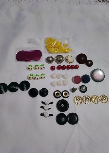 Çeşitli Düğmeler ve El İşi Malzemeleri Toplu Satış - Görsel 2