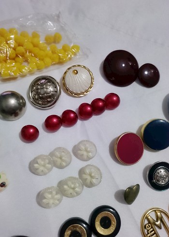 Çeşitli Düğmeler ve El İşi Malzemeleri Toplu Satış - Görsel 8