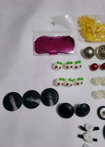 Çeşitli Düğmeler ve El İşi Malzemeleri Toplu Satış - Görsel 3
