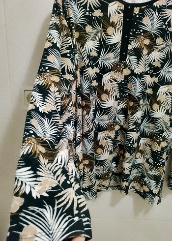 Pamuklu Kalın Kumaş Bluz - Görsel 5