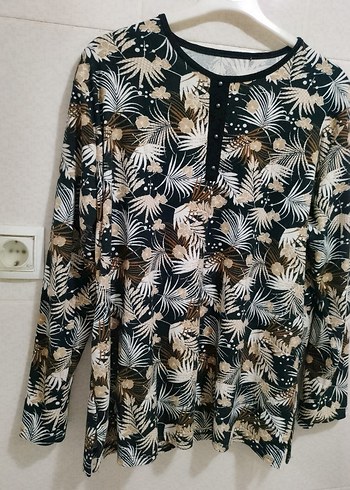 Pamuklu Kalın Kumaş Bluz - Görsel 2